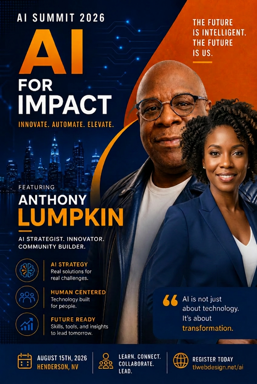 AI Summit 2026 — AI for Impact, featuring Anthony Lumpkin, Henderson NV — August 15, 2026