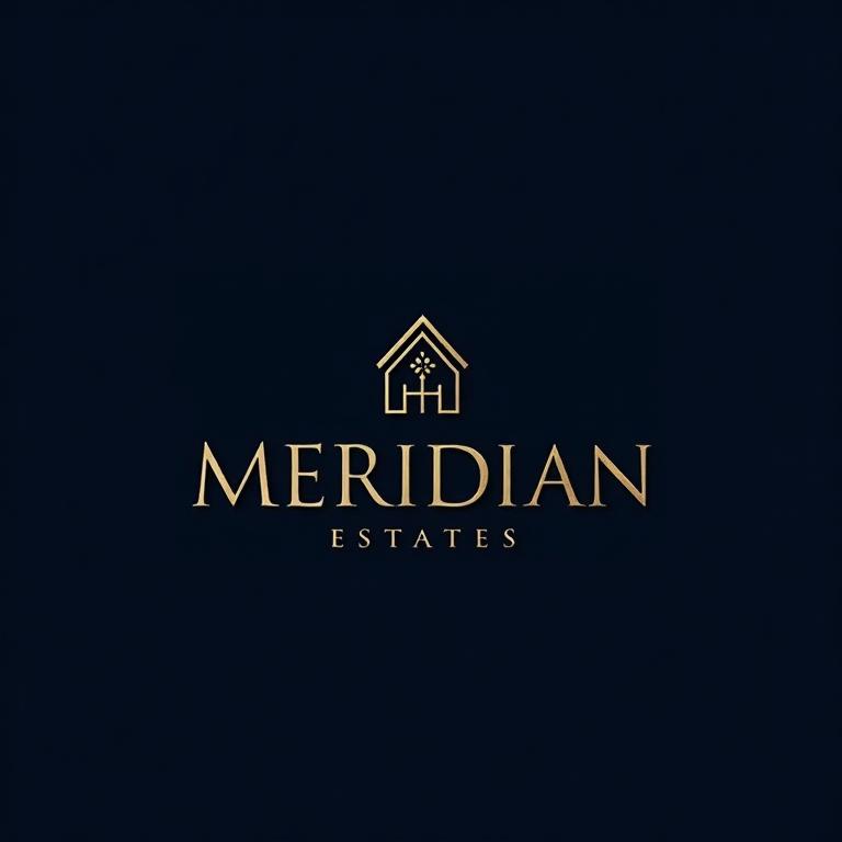 Meridian Estates logo design